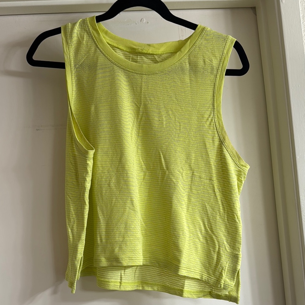 Bright yellow Sleeveless Women's Top